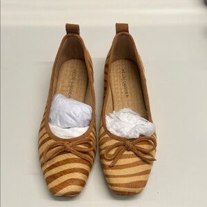 Kelsi Dagger Women's Brown Striped Flats